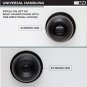 Black Door Knob Set, Interior Door Knobs Privacy Door Handles Black for Bed and