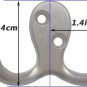 Coat Hooks, 10Pcs Hardware Wall Hooks Heavy Duty Hooks for Hanging Coats Double