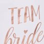 20 Pack Bride and Groom Gift Bags with Tissue Paper for Wedding, Groomsmen, Brid