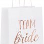 20 Pack Bride and Groom Gift Bags with Tissue Paper for Wedding, Groomsmen, Brid
