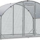 Large Metal Chicken Coop Upgrade Tri-Supporting Wire Mesh Chicken Run,Chicken Pe