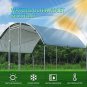 Large Metal Chicken Coop Upgrade Tri-Supporting Wire Mesh Chicken Run,Chicken Pe