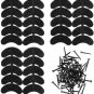GOETOR Heel Plates 30 PCS Rubber Shoes Heel Taps Tips Repair Pad Replacement for