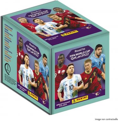 Road to the World Cup Qatar 2022 Sticker Box (50 Stickers)