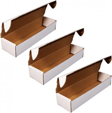 3-Pack &acirc;�&cent; 800-Count Trading/Gaming Card Storage Box &acirc;�&cent; Woodhaven Trading Firm Bran