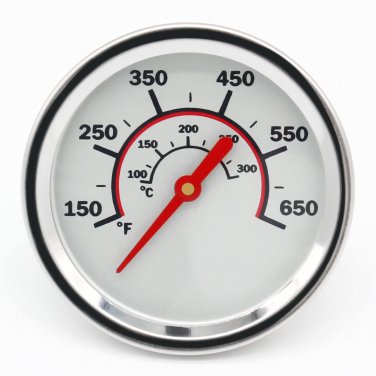 Grill Temperature Gauge for Char-Broil Grills, 1.85 Inch Diameter, Accurate BBQ