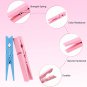 Clothes Pins, Colored Clothespins 50 PCS 2.9" Natural Birchwood Close Pins, Stro