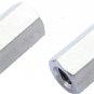 2PCS M8 X 1.25-Pitch 25Mm Length 304 Stainless Steel Metric Hex Coupling Nut