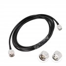 RTK Survey GPS Base Antenna Radio Extension Cable RP-N Male to RP-TNC Male RG58