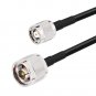 RTK Survey GPS Base Antenna Radio Extension Cable RP-N Male to RP-TNC Male RG58
