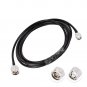 RTK Survey GPS Base Antenna Radio Extension Cable RP-N Male to RP-TNC Male RG58
