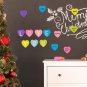 Heart Sticky Notes 3X3 In, 8 Pads, Super Cute Bright Color Strong Adhesive Post,