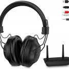 Wireless Headphones for TV Watching with Transmitter & over Headset Stand, 196Ft