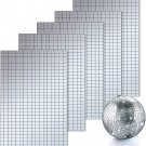 3600 Pieces Mirrors Mosaic Tiles Disco Ball Mirror Tiles Self-Adhesive Real Squa