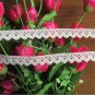 10 Yards 1/2 Inch Wide Cotton Lace Trim DIY Craft Delicate Ribbon Scallop Edge f