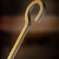 Compact 25" Brass Plated Fireplace Ash & Coal Shovel.