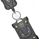 Retractable Badge Holder Heavy Duty with Carabiner Reel Clip and Tactical ID Car