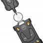 Retractable Badge Holder Heavy Duty with Carabiner Reel Clip and Tactical ID Car