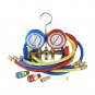 OMT 5FT AC Diagnostic Manifold Freon Gauge Set Fits for R134A R12, R22, R502, wi