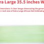 Exfoliating Back Scrubber Bath Wash Cloths - 35.5 X 11 Inches Pack of 3 - Natura
