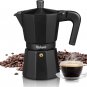 Stovetop Espresso Maker, 1 Cups Moka Coffee Pot Italian Espresso for Gas or Elec
