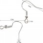 120Pcs Earring Hooks with Ball and Coil, Hypo Allergenic Plated Silver Ear Wires