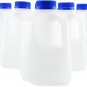 Cornucopia 32Oz Plastic Jugs (6-Pack); 1-Quart / 32-Ounce Bottles with Caps for