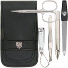 3 Swords Germany - Brand Quality 5 Piece Manicure Pedicure Grooming Kit Set for