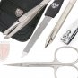 3 Swords Germany - Brand Quality 5 Piece Manicure Pedicure Grooming Kit Set for