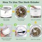 Electric-Herb-Grinder-Large-3.4Oz-Usb Rechargeable, 3.5'' Powerful Grinder for D