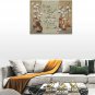 Farmhouse Canvas Wall Art Trust in the Lord Christian Quotes Wall Decor Vintage
