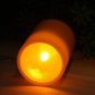 Flameless Flickering Plastic Led Candle, 6-Pack Battery Operated Pumpkin Color R