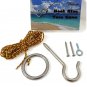 JAC&MOK Hook and Ring Toss Games Outdoor Indoor Games-Hardware and Nylon String