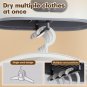 1200W Portable Clothes Dryer - Compact and Convenient Drying Solution for Apartm