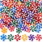 120 Pcs 25 Mm Christmas Candy Cane Peppermint Ornaments for Christmas Tree Fake