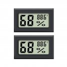 2-Pack Hygrometer Gauge Thermometer Indoor/Outdoor,Mini Digital Temperature Humi