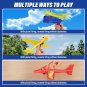 IIFONII Dinosaur Airplane Launcher Toys, 3 Pack Foam Plane Toys for Boys 4-6, Ai
