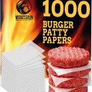 Non Stick Waxed Hamburger Patty Papers - 1000 Squares - Perfect for BBQ, Burgers