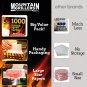 Non Stick Waxed Hamburger Patty Papers - 1000 Squares - Perfect for BBQ, Burgers