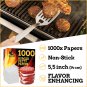 Non Stick Waxed Hamburger Patty Papers - 1000 Squares - Perfect for BBQ, Burgers