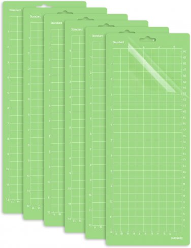 Cutting Mat for Cricut Joy(4.5X12 Inch,6 Mats) Adhesive Standard Green Grip Cutt