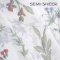 Dragonfly Garden Semi Sheer Fabric Shower Curtain, 70 X 72 Inches, Multi