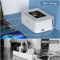 Power Strip with Cable Management Box, Surge Protector 8 Outlets and 3 USB Port