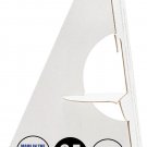 Self Stick Easel Backs 5 In. White Pack of 25