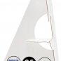 Self Stick Easel Backs 5 In. White Pack of 25