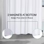 White Fabric Shower Curtain Liner - 36X72 White Waterproof Fabric Shower Liner (
