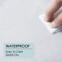 White Fabric Shower Curtain Liner - 36X72 White Waterproof Fabric Shower Liner (