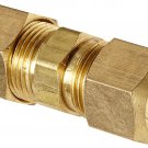 50062-06 50062 Brass Compression Tube Fitting, Union, 3/8" X 3/8" Tube OD