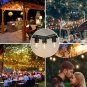 Shatterproof & Waterproof S14 LED String Light Bulbs Replacement,Cri 90, Warm Wh