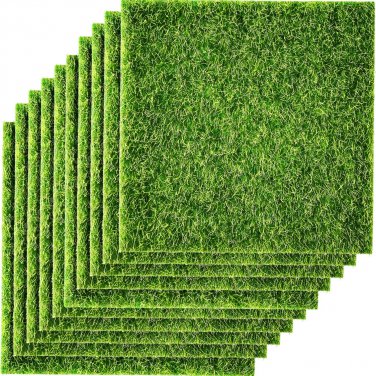 10 Pieces Artificial Garden Grass Fairy Grass Lawn Miniature Ornament Garden Dol